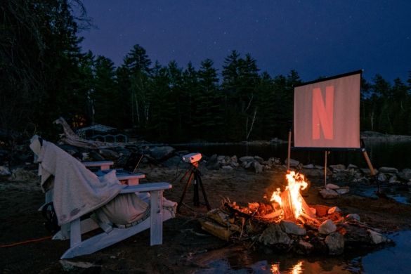 soirée cinéma extérieur