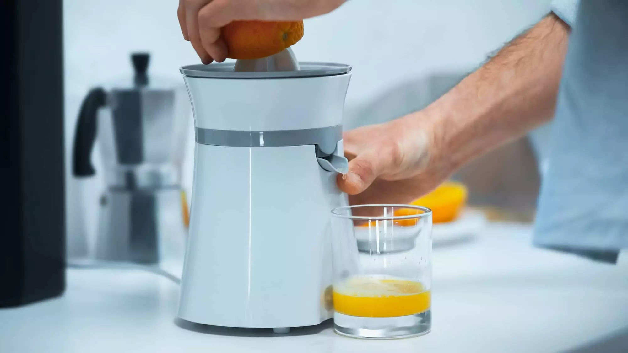Lumaland Presse-Oranges et à Fruits Agrumes Efficace avec Un Levier mécanique et Ergonomique pour extraire Le jus Facile à Nettoyer