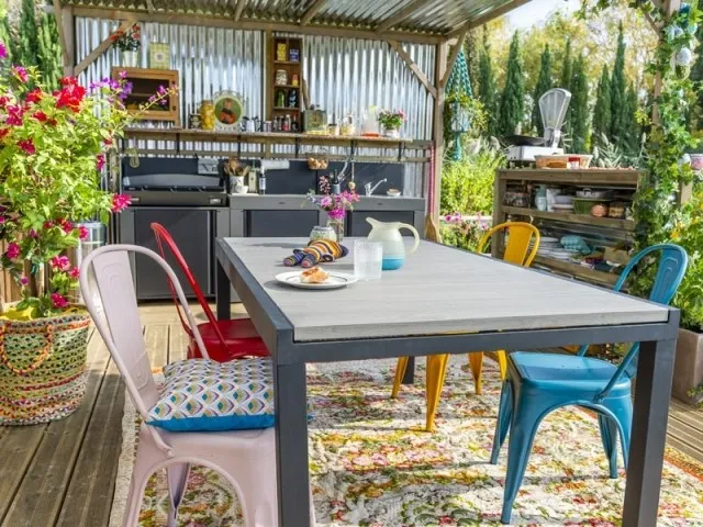 cuisine été extérieure idée 4