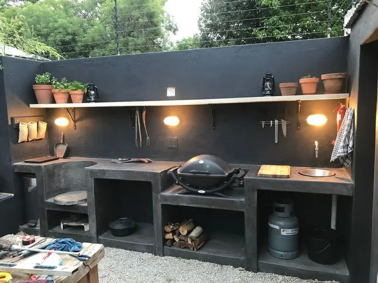 cuisine été extérieure idée 7