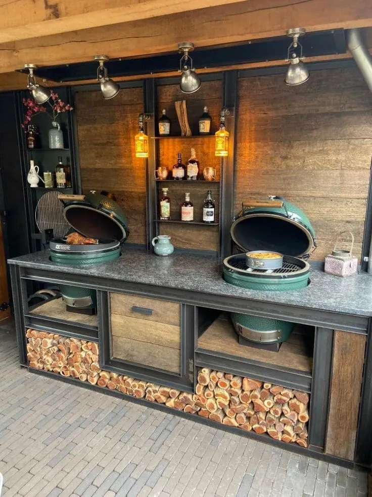 cuisine été extérieure idée 9